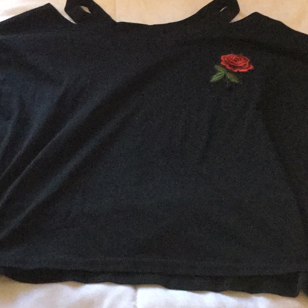 Rose crop top